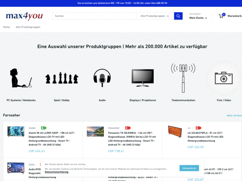 Max4you.ch Reklamation - keine Lieferung, keine Reaktion